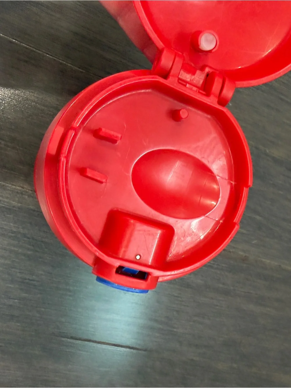 Disney Thermos Red and Blue Mickey Mouse Insulated Snack Food Lunch Jar